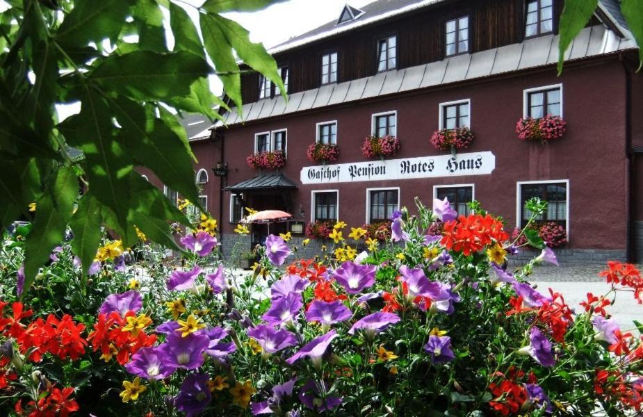 Gasthof-Pension Rotes Haus Oberwiesenthal Eksteriør billede